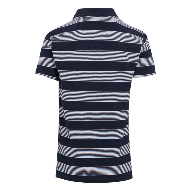 Regatta Heren tempete stripe poloshirt UTRG11061_navywhite large