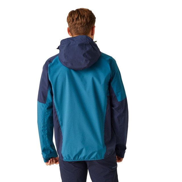 Regatta Heren deserto ii colour block waterdichte jas UTRG11063_moroccanbluenavy large Regatta Heren deserto ii colour block waterdichte jas UTRG11063_moroccanbluenavy large