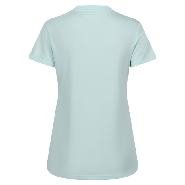 Regatta Dames fingal effen v hals t-shirt UTRG11207_bleachedaqua large