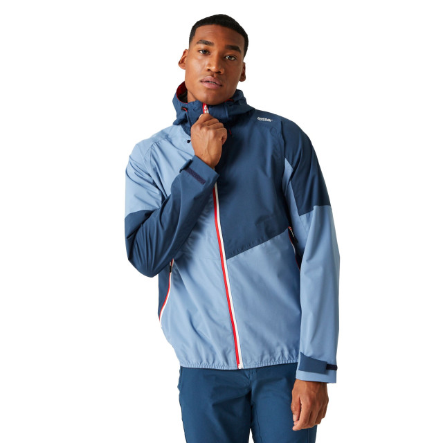 Regatta Heren deserto ii colour block waterdichte jas UTRG11063_coronetbluemoonlightdenim large Regatta Heren deserto ii colour block waterdichte jas UTRG11063_coronetbluemoonlightdenim large