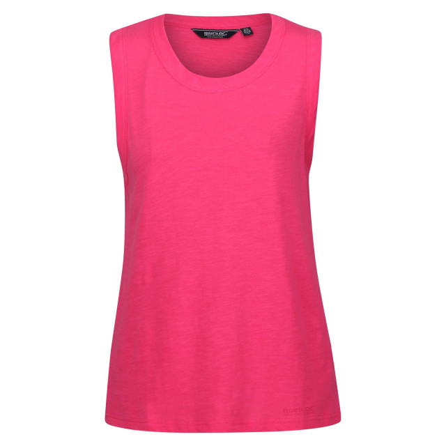 Regatta Dames fariah effen mouwloze top UTRG10951_hotpink large