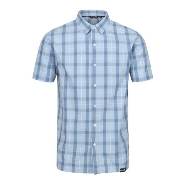 Regatta Heren denmoor geruit overhemd UTRG10991_powderblue large