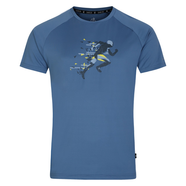 Dare2b Heren tech hardloop t-shirt UTRG10944_coronetblue large