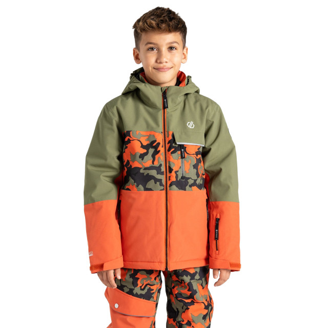 Dare2b Kinder/kids traverse ii camo ski-jas UTRG11180_orangerust large Dare2b Kinder/kids traverse ii camo ski-jas UTRG11180_orangerust large