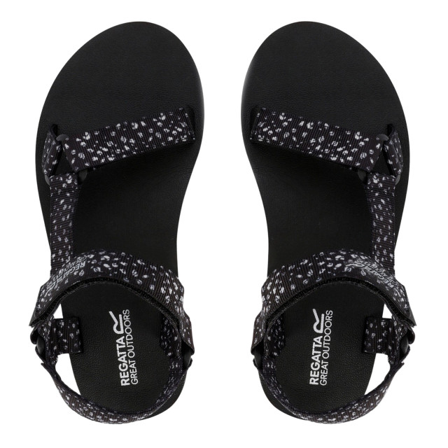 Regatta Dames lady vendeavour polka dot sandalen UTRG10793_blackwhite large