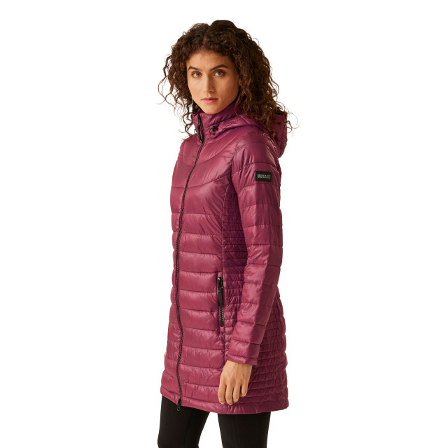 Regatta Dames andel iv gewatteerd baffled jacket UTRG10932_rumbared large
