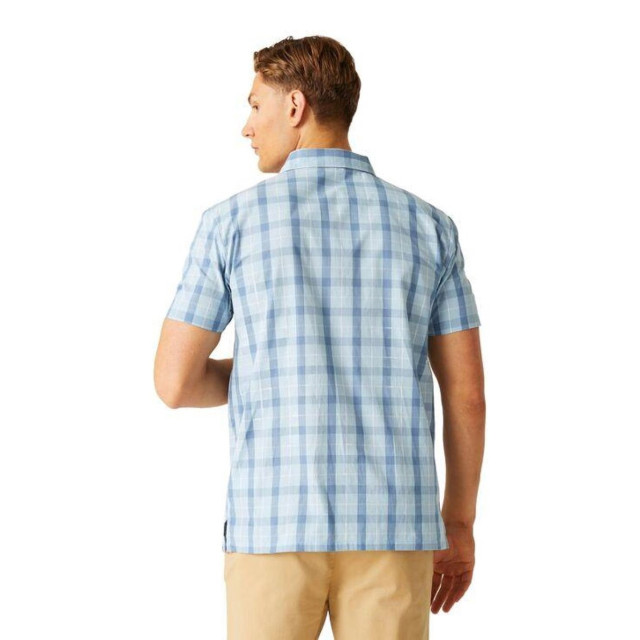 Regatta Heren denmoor geruit overhemd UTRG10991_powderblue large