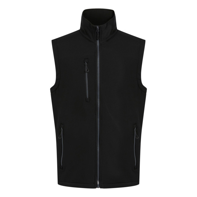 Regatta Heren navigate softshell 2-laags bodywarmer UTRG10672_blacksealgrey large