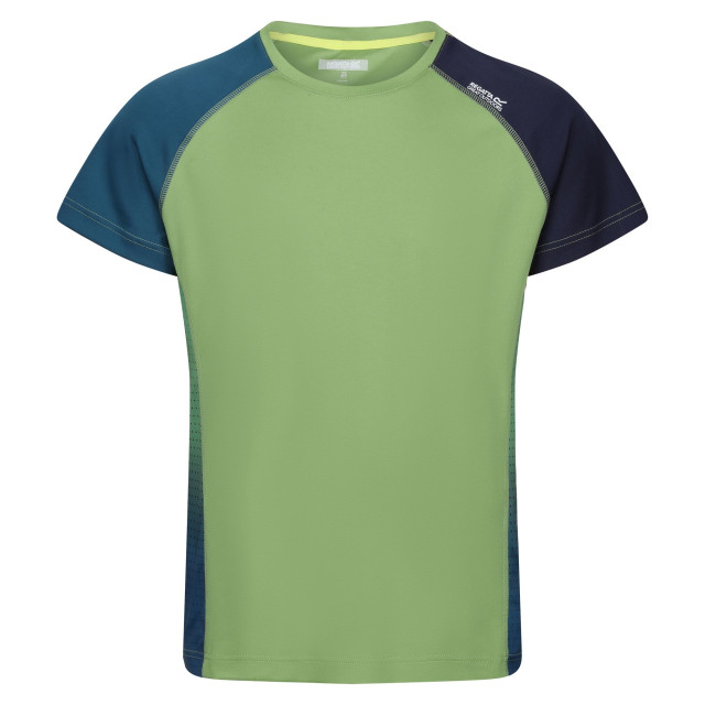 Regatta Heren corballis t-shirt UTRG10367_piquantgreenmoroccanblue large