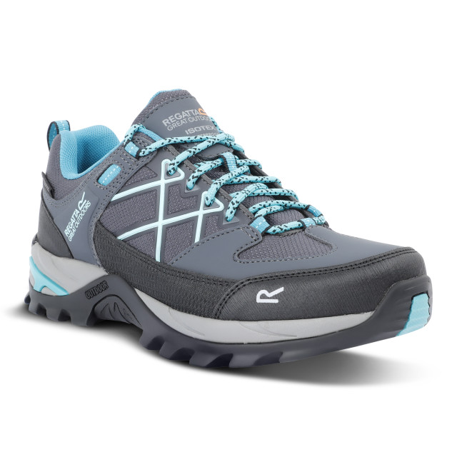 Regatta Dames samaris iii laag loopschoenen UTRG10050_steelgreyturquoise large