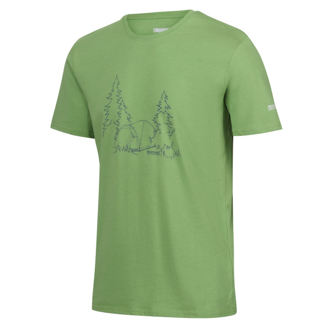 Regatta Heren breezed iv boom t-shirt UTRG9858_piquantgreen large