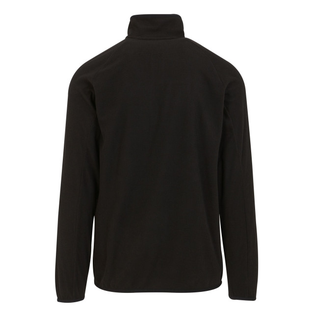 Regatta Heren navigate half zip fleece UTRG9760_blacklimegreen large