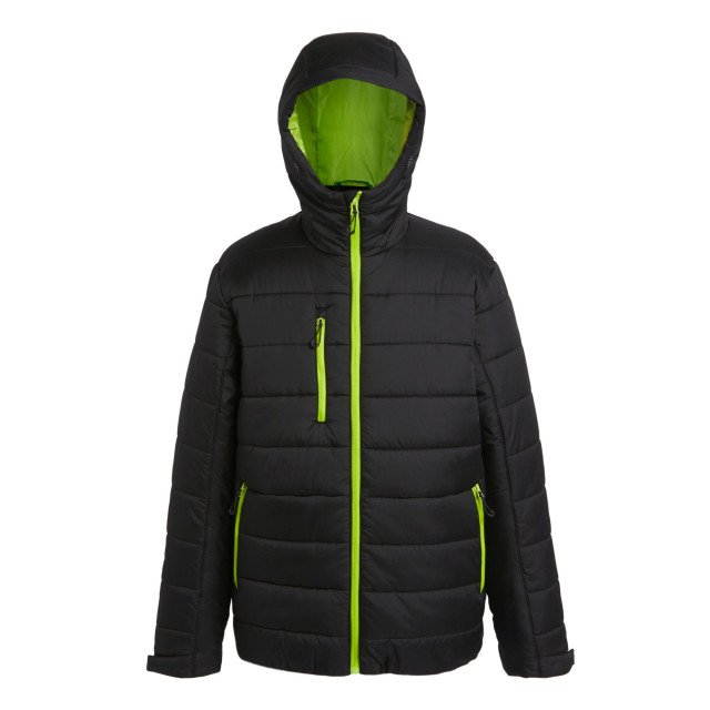Regatta Thermisch gewatteerd jack voor heren UTRG9401_blacklimegreen large