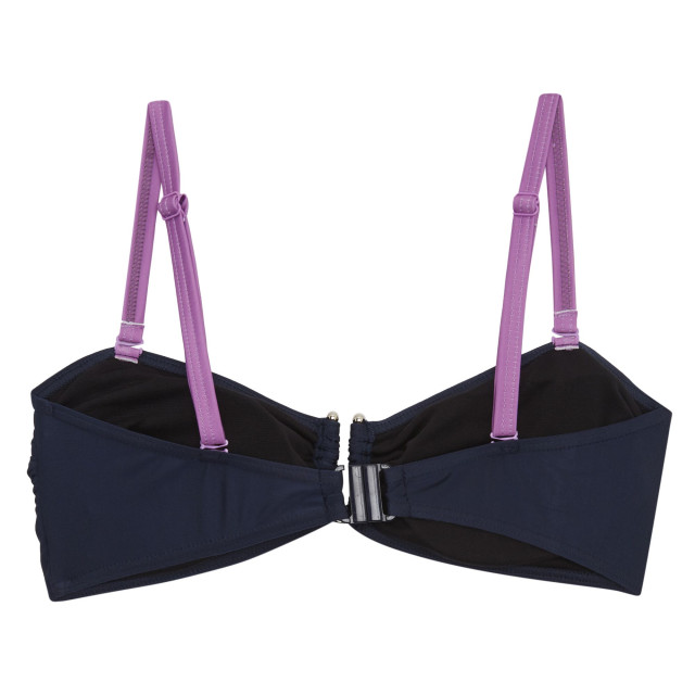 Regatta Dames aceana iii contrast bikinitop UTRG8982_navyradiantorchid large