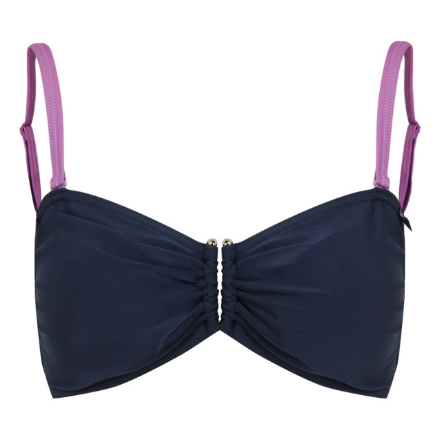 Regatta Dames aceana iii contrast bikinitop UTRG8982_navyradiantorchid large