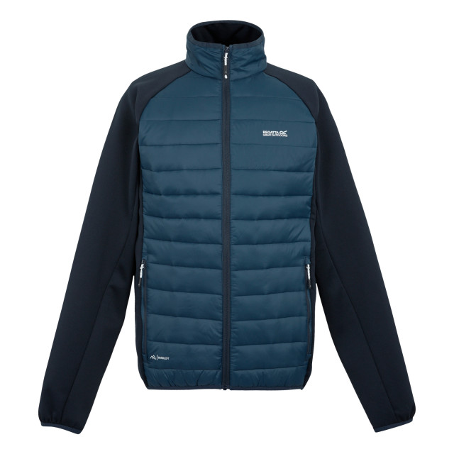 Regatta Heren clumber iv full zip hybride jas UTRG9074_moonlightdenimnavy large