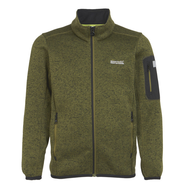 Regatta Kinder/kinder newhill fleece jas UTRG8902_nephritegreenblack large Regatta Kinder/kinder newhill fleece jas UTRG8902_nephritegreenblack large