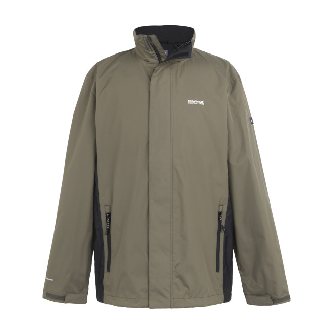 Regatta Groot buiten mens klassieker matte kap waterdicht jasje UTRG919_crocodileblack large