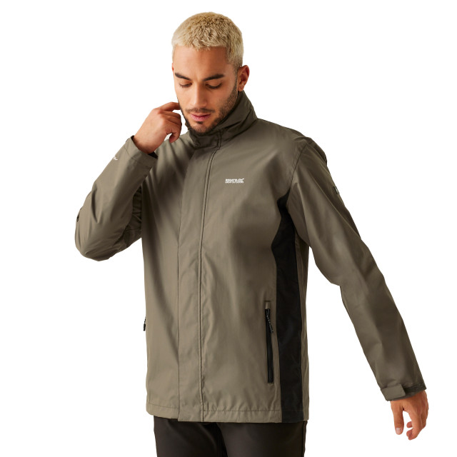 Regatta Groot buiten mens klassieker matte kap waterdicht jasje UTRG919_crocodileblack large