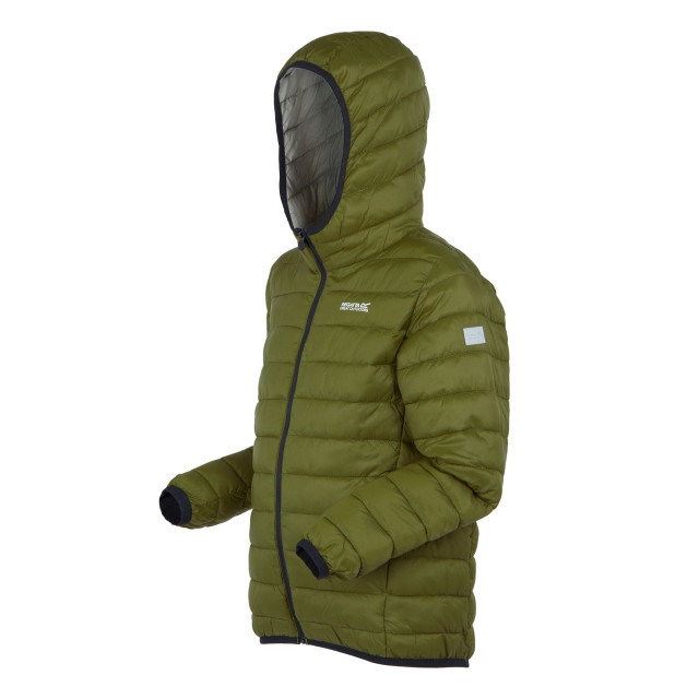 Regatta Marizion gewatteerde jas met capuchon voor kinderen/kinderen UTRG9018_nephritegreenabbeystone large