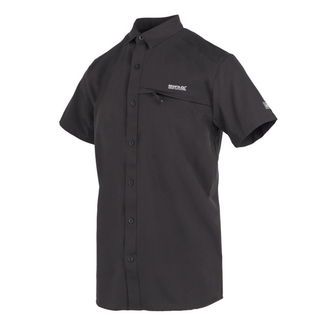 Regatta Heren packaway reisshirt met korte mouwen UTRG9759_ash large