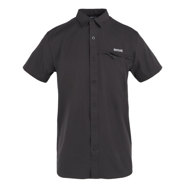 Regatta Heren packaway reisshirt met korte mouwen UTRG9759_ash large