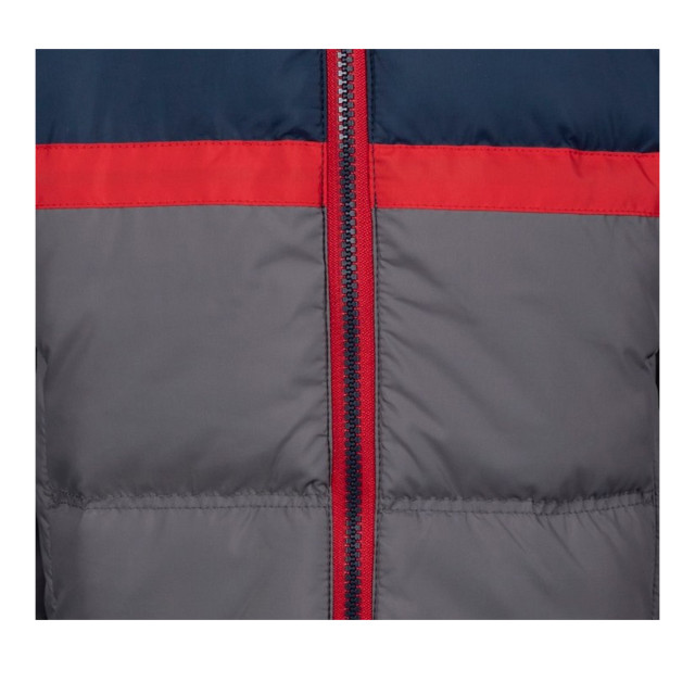 Trespass Kinder/kinder strewd contrast gewatteerde jas met rits UTTP6066_stormgrey large