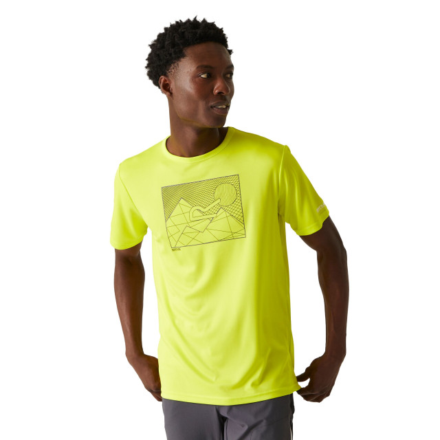 Regatta Heren fingal viii geometrisch t-shirt UTRG9694_citronlime large