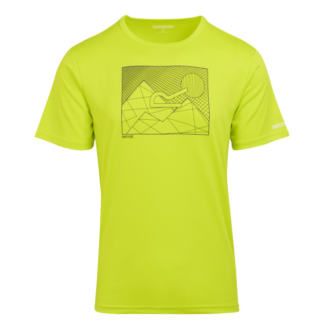 Regatta Heren fingal viii geometrisch t-shirt UTRG9694_citronlime large
