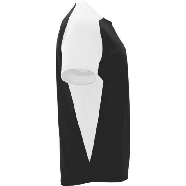 Roly Kinder/kinder bugatti sport t-shirt met korte mouwen UTPF4440_solidblackwhite large