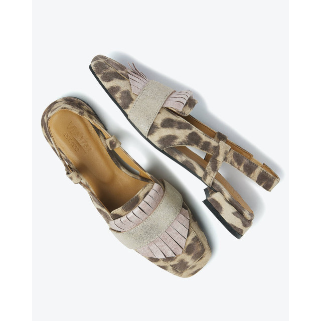 Via Vai VIA VAI Muiltjes 62205 Loafers Beige VIA VAI Muiltjes 62205 large