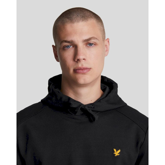 Lyle and Scott fly fleece hoodie hooded sportcasual heren - 069645_990-M large