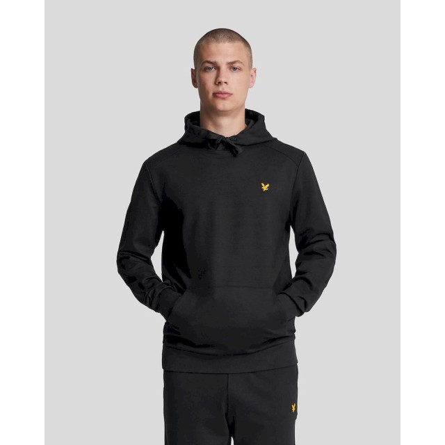 Lyle and Scott fly fleece hoodie hooded sportcasual heren - 069645_990-M large