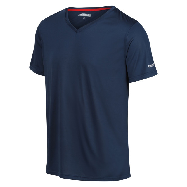Regatta Heren fingal v hals t-shirt UTRG10859_moonlightdenim large