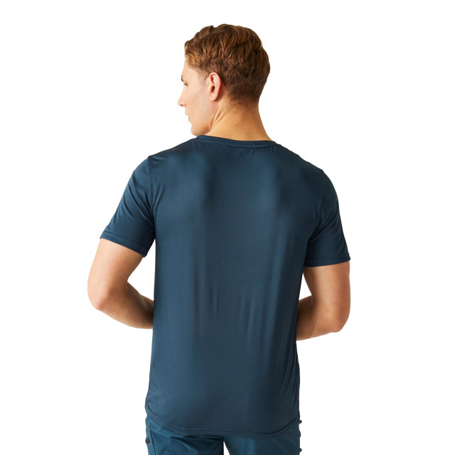 Regatta Heren fingal v hals t-shirt UTRG10859_moonlightdenim large