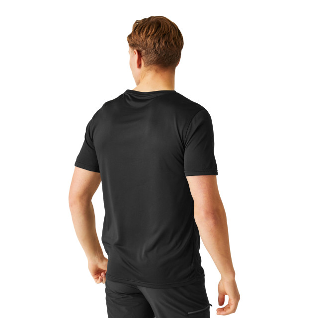 Regatta Heren fingal v hals t-shirt UTRG10859_black large