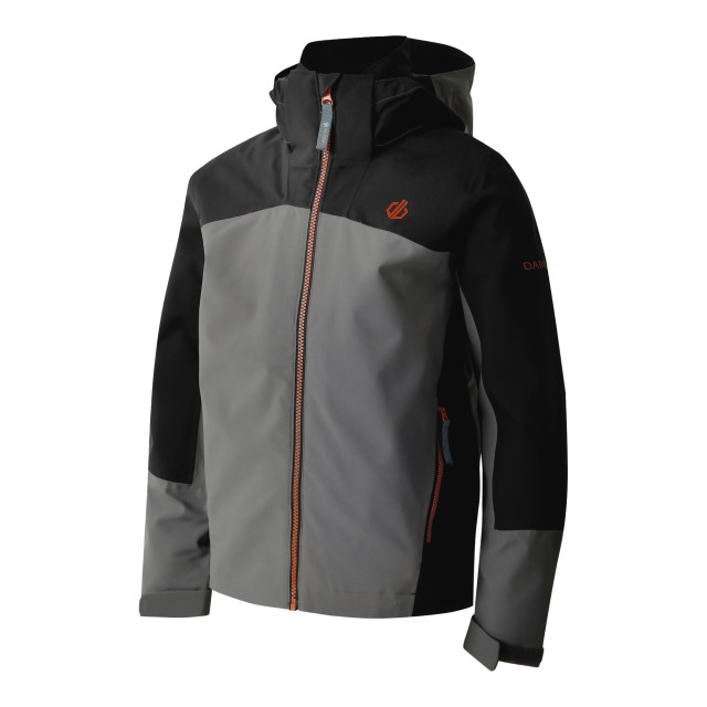 Regatta Kinderen/kinderen explore ii waterdichte jas UTRG11536_blackgranitegrey large