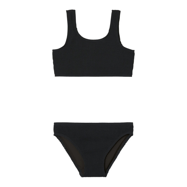 Name It Meisjes bikini set nkfziba gestreept met kliksluiting 13232807-Zwart large