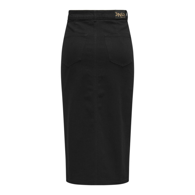 Only Onlsiri front slit skirt dnm gua no black denim 4480.81.0001 large