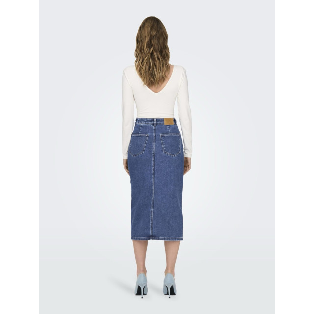 Only Onlsiri front slit skirt dnm gua no blue denim 4480.35.0003 large