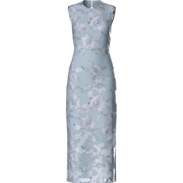 Y.A.S Yasfloree sl long dress s. show halogen blue 26037067-301155 large