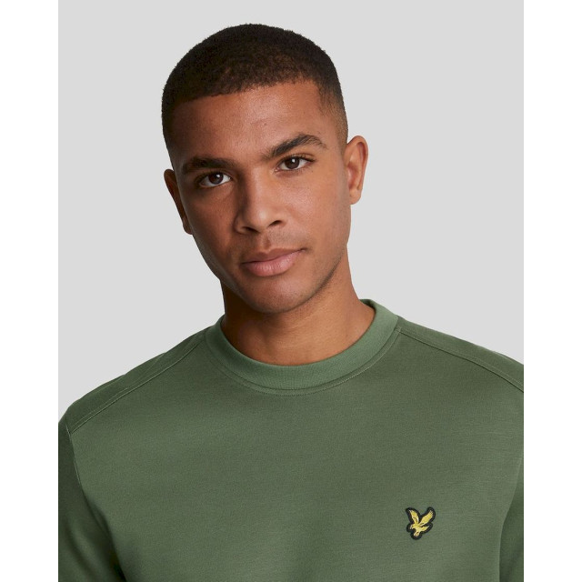 Lyle and Scott crew neck fly fleece sweater sportcasual heren - 069640_340-M large