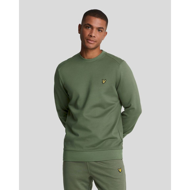 Lyle and Scott crew neck fly fleece sweater sportcasual heren - 069640_340-M large