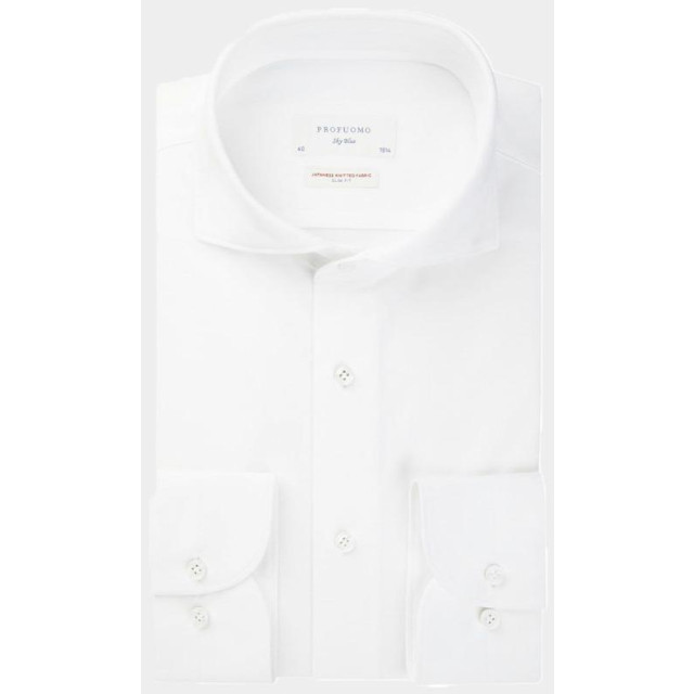 Profuomo Business hemd lange mouw japanese knit slim fit pp2hc10006/100 164021 large