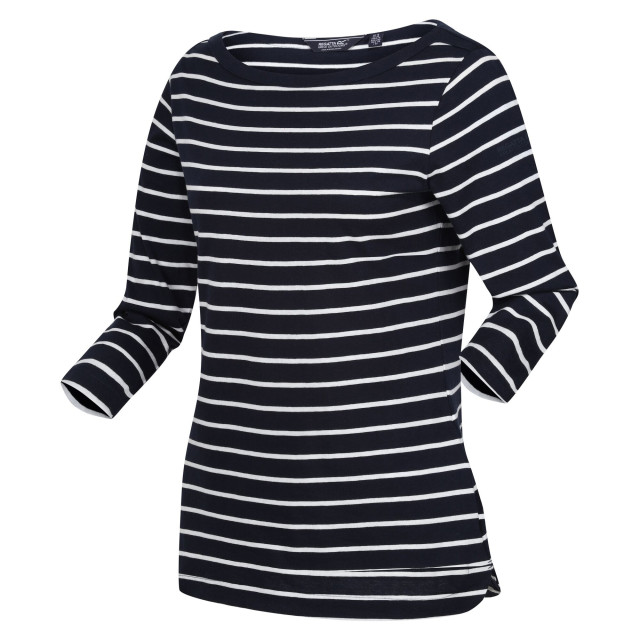 Regatta Dames bayletta 3/4 mouw top UTRG10195_navywhite large