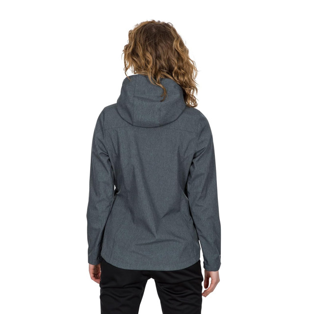 Trespass Dames claren ii waterdichte softshell jas UTTP4615_darkgreyblushmarl large