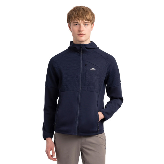 Trespass Heren bani active full zip hoodie UTTP6124_navy large
