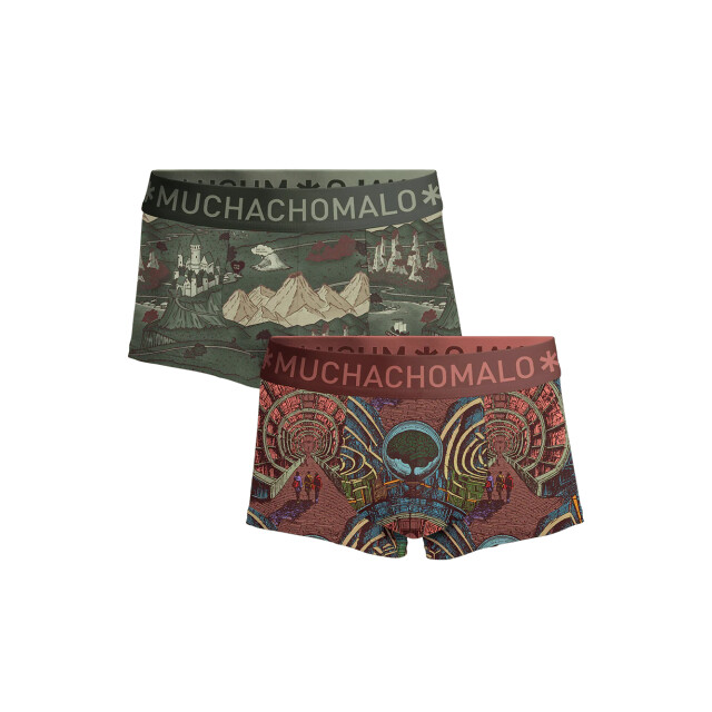 Muchachomalo Heren 2-pack trunks maze life MAZELIFE3025-04 large Muchachomalo Heren 2-pack trunks maze life MAZELIFE3025-04 large