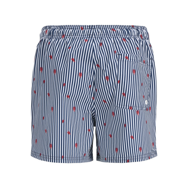 Jack & Jones Jongens zwemshort jpstmaui kreeft blauw/wit gestreept 12273846 large