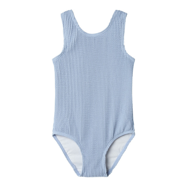 Name It Meisjes badpak nkfziba gestreept 13232808-Lichtblauw large